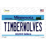 Timberwolves Minnesota State Novelty Sticker Decal