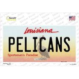 Pelicans Louisiana State Novelty Sticker Decal