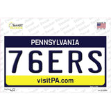 76ers Pennsylvania State Novelty Sticker Decal