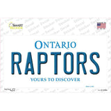Raptors Ontario State Novelty Sticker Decal