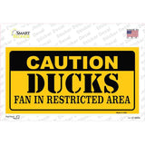 Caution Ducks Novelty Sticker Decal