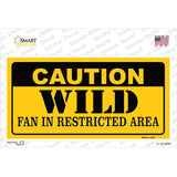 Caution Wild Novelty Sticker Decal