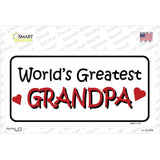 Worlds Greatest Grandpa Novelty Sticker Decal