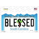 Blessed South Carolina Background Novelty Sticker Decal