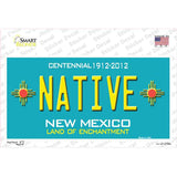 Native New Mexico Teal Novelty Sticker Decal