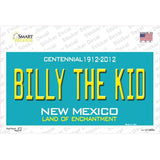 Billy The Kid New Mexico Teal Novelty Sticker Decal