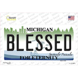 Blessed Michigan State Novelty Sticker Decal