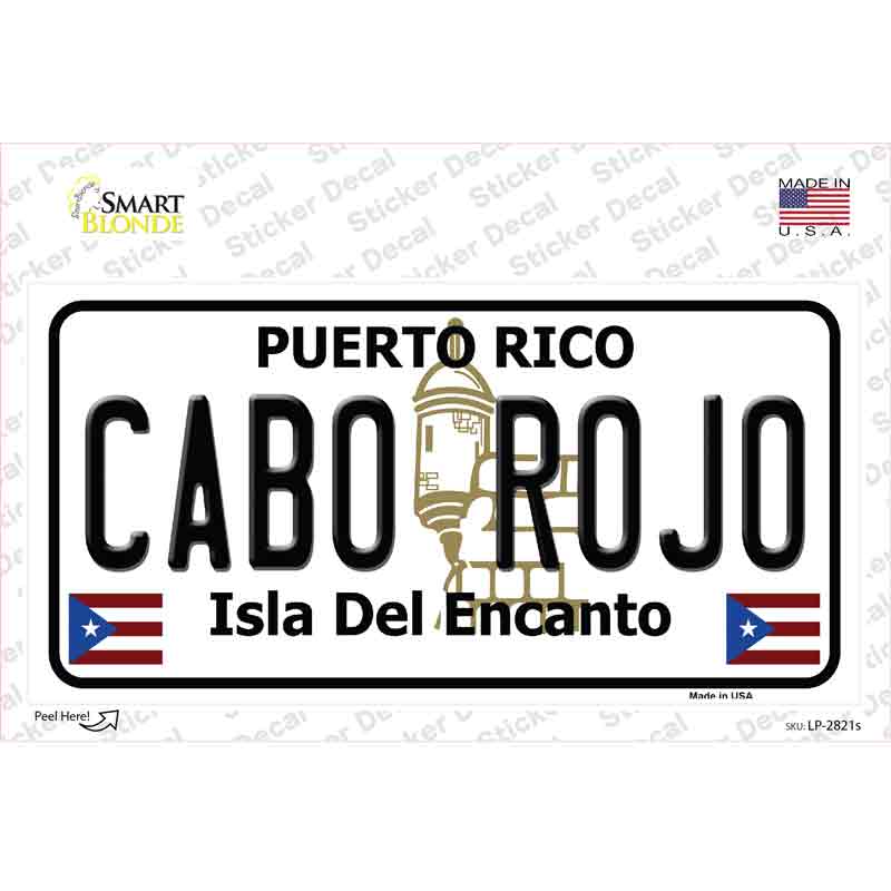 Cabo Rojo Novelty Sticker Decal