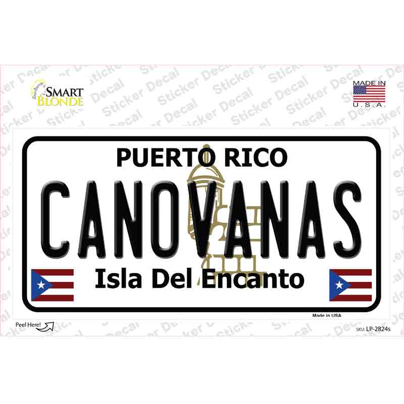Canovanas Puerto Rico Novelty Sticker Decal