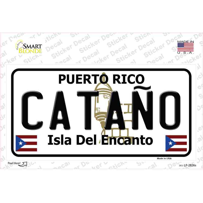 Catano Puerto Rico Novelty Sticker Decal