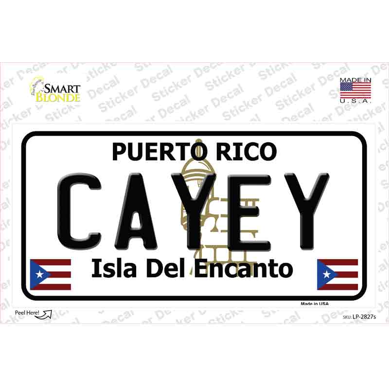 Cayey Puerto Rico Novelty Sticker Decal