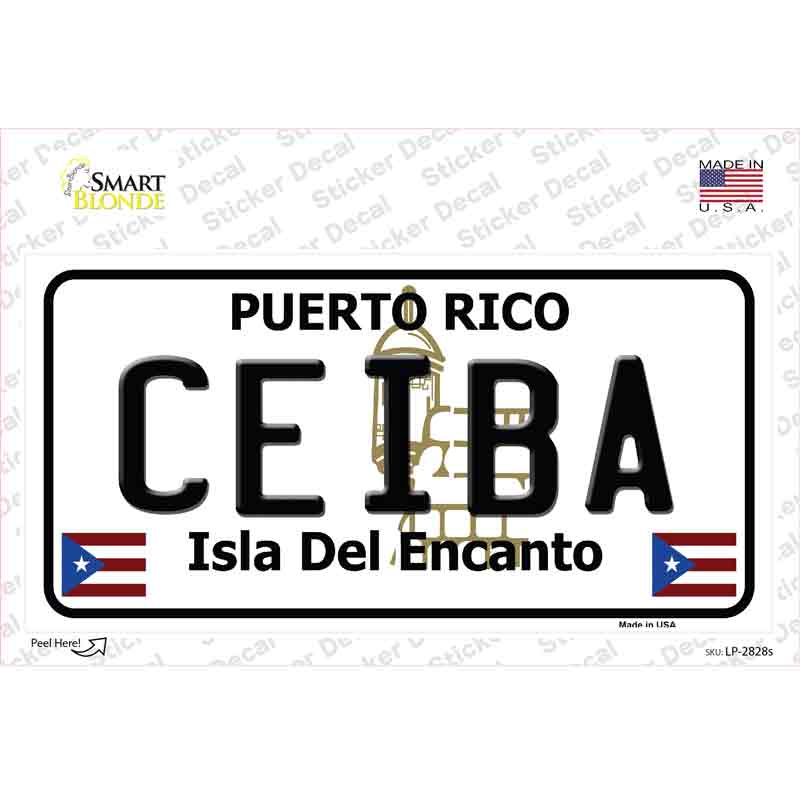 Ceiba Novelty Sticker Decal