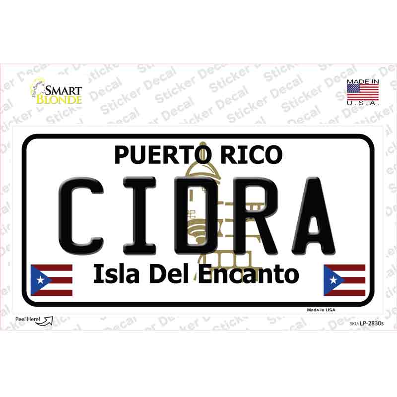 Cidra Novelty Sticker Decal