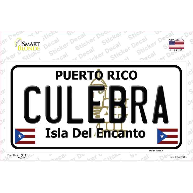Culebra Novelty Sticker Decal