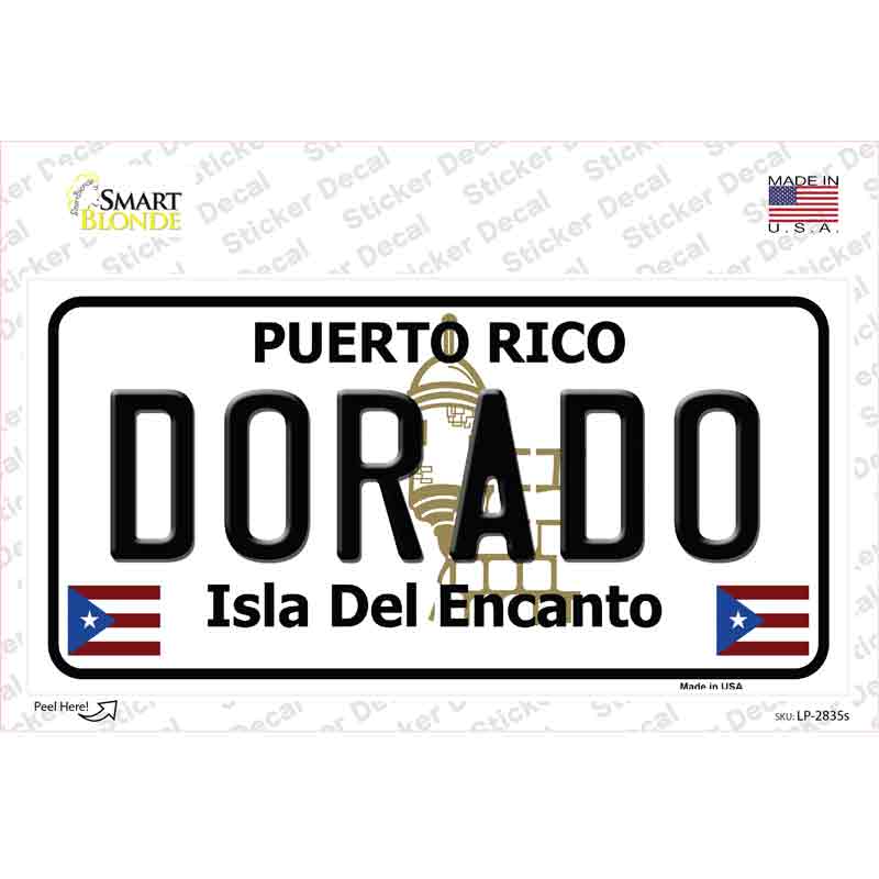 Dorado Novelty Sticker Decal