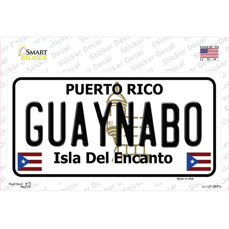 Guaynabo Puerto Rico Novelty Sticker Decal