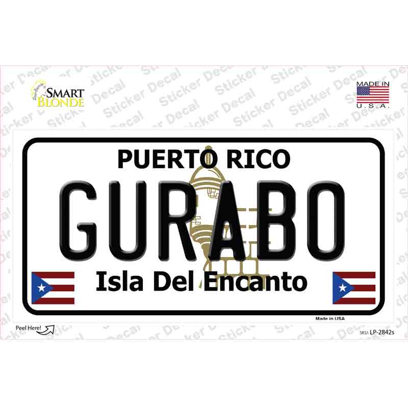 Gurabo Puerto Rico Novelty Sticker Decal
