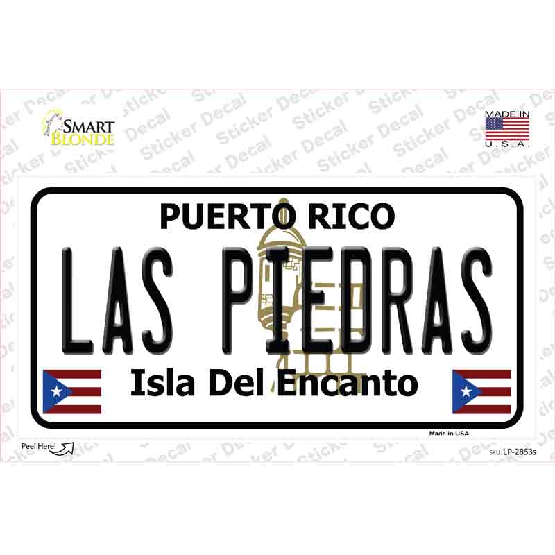 Las Piedras Puerto Rico Novelty Sticker Decal