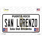 San Lorenzo Puerto Rico Novelty Sticker Decal