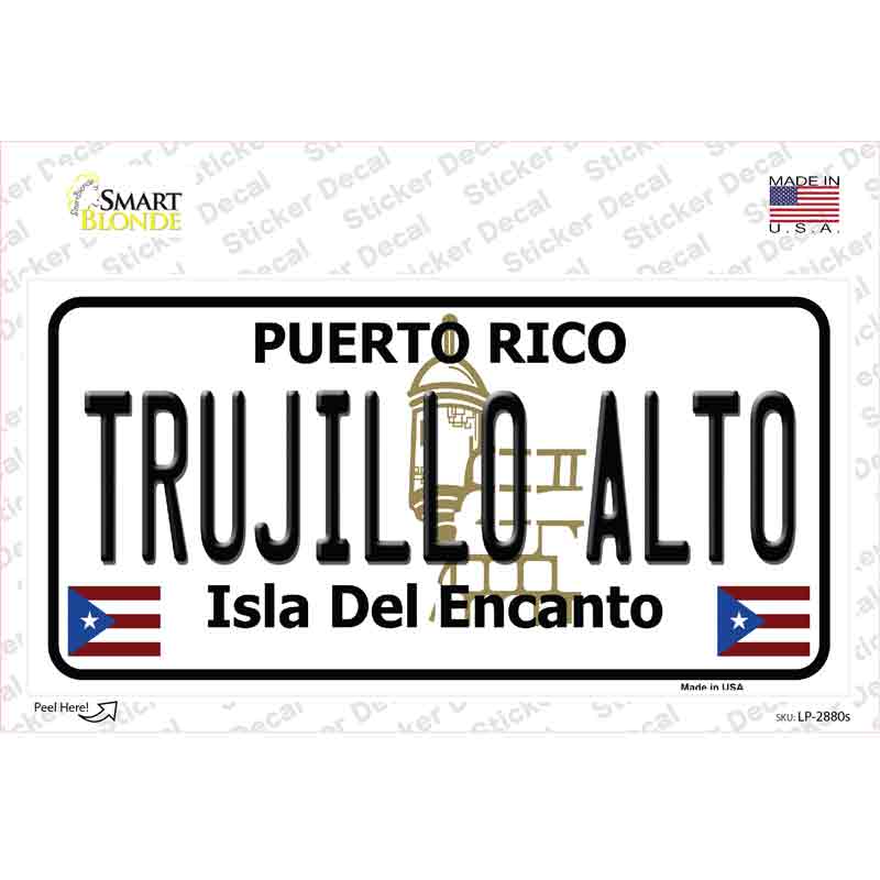 Trujillo Alto Puerto Rico Novelty Sticker Decal