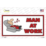 Man At Work Novelty Sticker Decal