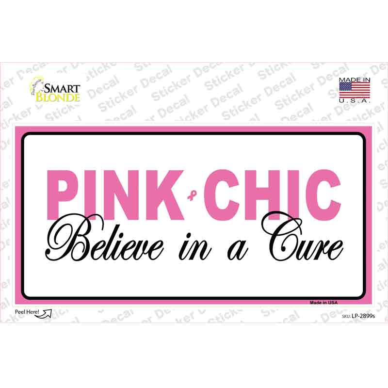 Pink Chic Novelty Sticker Decal