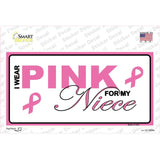 Pink For My Niece Novelty Sticker Decal