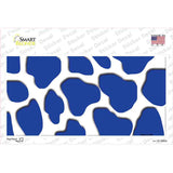 Blue White Giraffe Novelty Sticker Decal