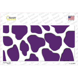 Purple White Giraffe Novelty Sticker Decal