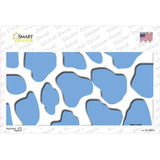 Light Blue White Giraffe Novelty Sticker Decal