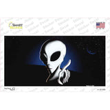 Space Alien Novelty Sticker Decal