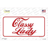 Classy Lady Novelty Sticker Decal