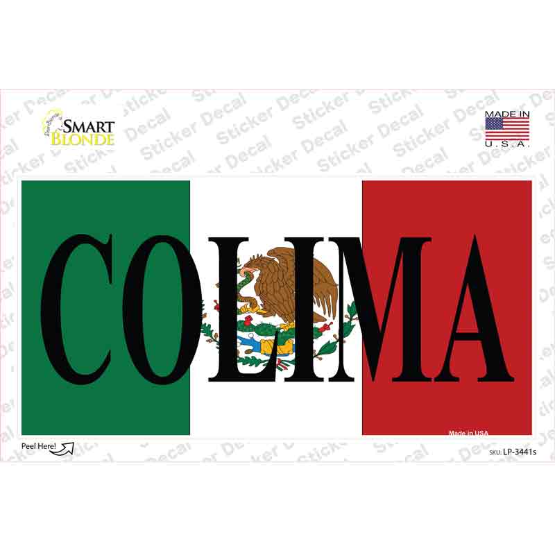 Colima Novelty Sticker Decal