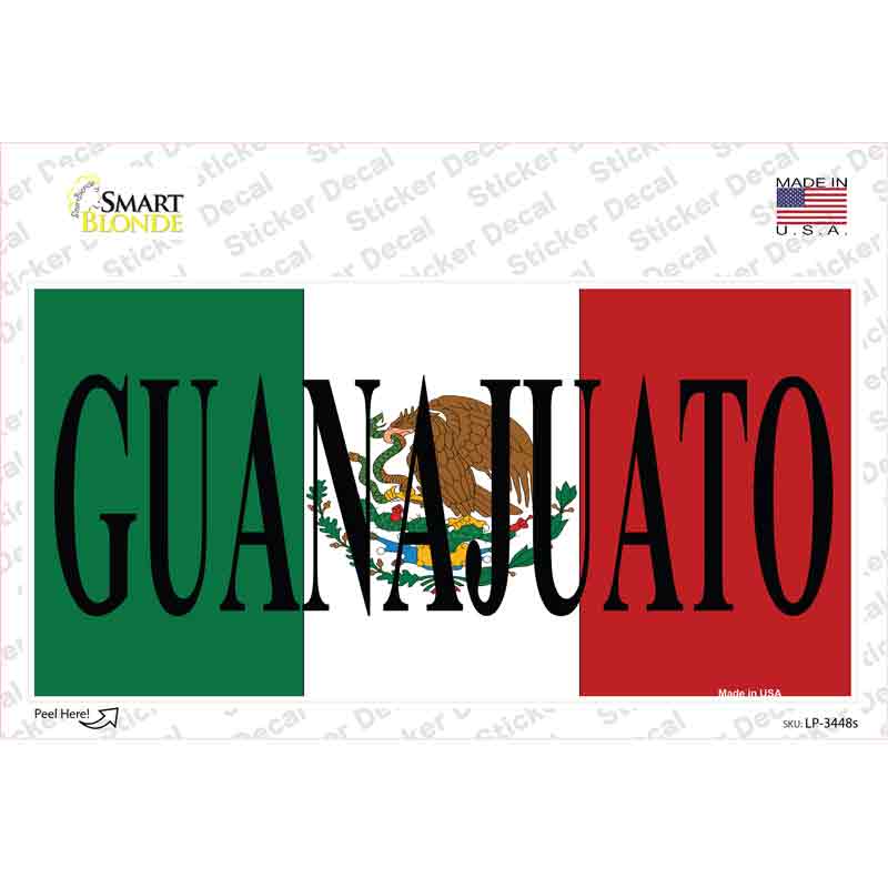 Guanajuato Mexico Background Novelty Sticker Decal