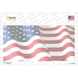 Faded Old Glory Novelty Sticker Decal