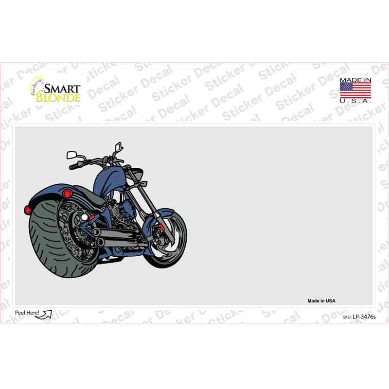 Motorcycle Offset Novelty Sticker Decal