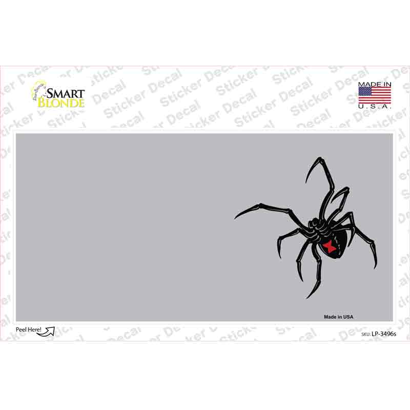 Black Widow Offset Novelty Sticker Decal