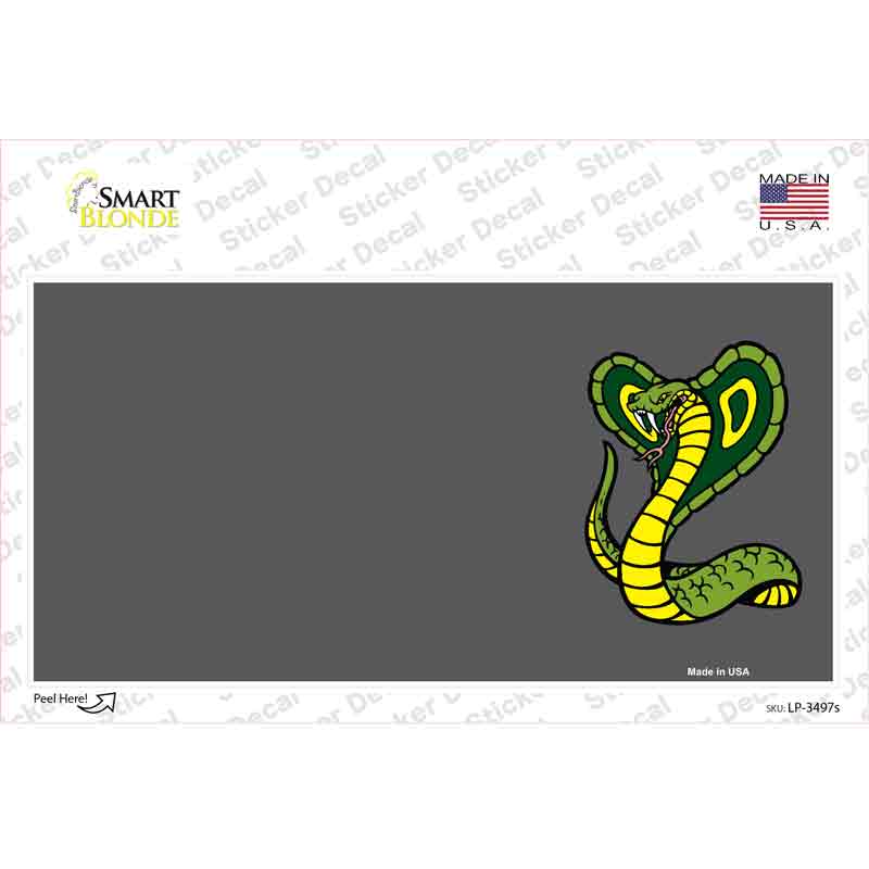 Cobra Offset Novelty Sticker Decal