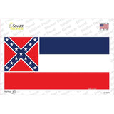 Original Mississippi Flag Novelty Sticker Decal