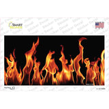 Flames Customizable Novelty Sticker Decal