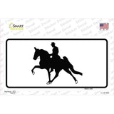 Horse With Rider Novelty Sticker Decal