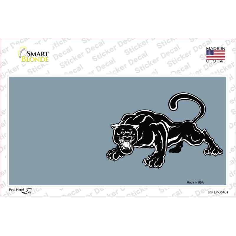 Black Panther Offset Novelty Sticker Decal