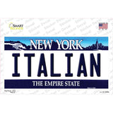Italian New York Background Novelty Sticker Decal