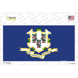 Connecticut State Flag Novelty Sticker Decal