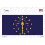 Indiana State Flag Novelty Sticker Decal