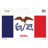 Iowa State Flag Novelty Sticker Decal