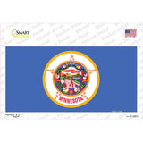 Minnesota State Flag Novelty Sticker Decal