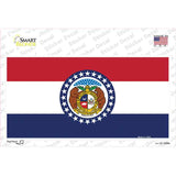 Missouri State Flag Novelty Sticker Decal