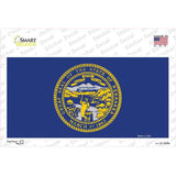 Nebraska State Flag Novelty Sticker Decal
