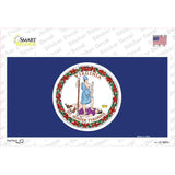 Virginia State Flag Novelty Sticker Decal